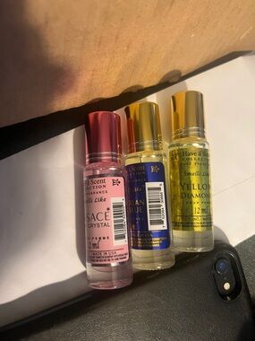 Have a scent Trio- inspired scents-Dylan blue, bright crystal and yellow diamond
